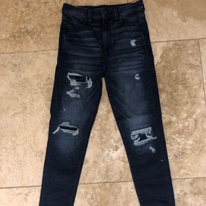 American Eagle super skinny high waisted jeans